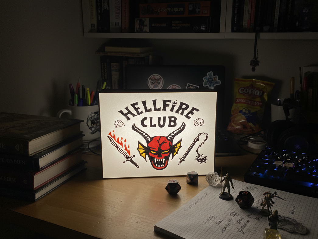 Lightbox Hellfire club Stranger Things
