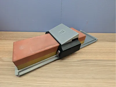 Knife Sharpening Jig for Whetstones (Gridfinity)