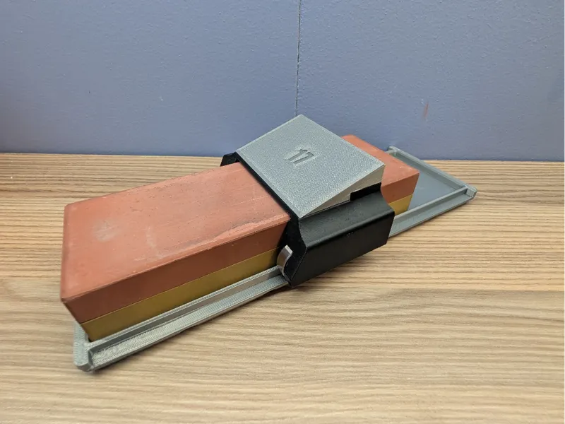Knife Sharpening Jig for Whetstones (Gridfinity)