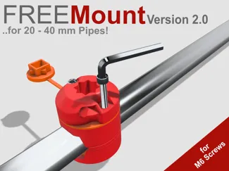 FREEMount PIPE Edition für M6 Schrauben