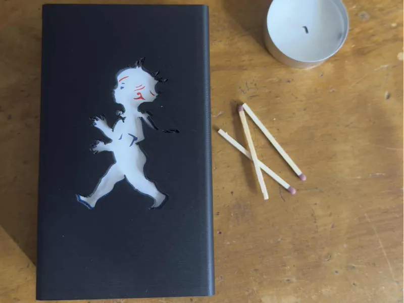 Solstickan matchbox cover