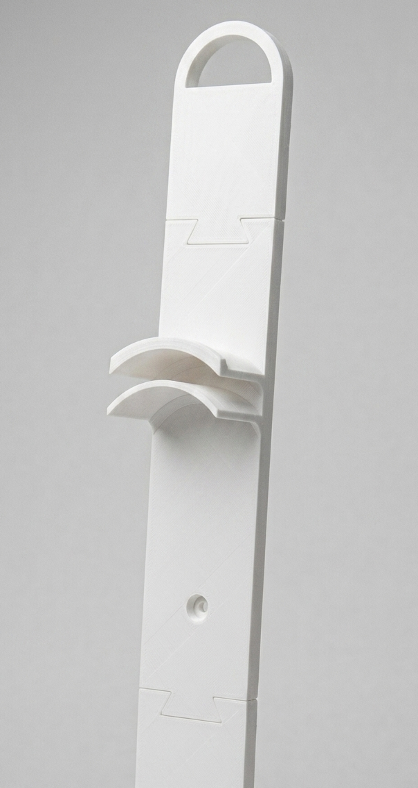 Miniatura 2 do modelo 3D Modular Wide-Spacing Baseball Cap Rack