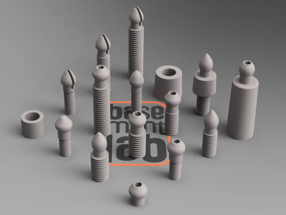 Lock Pins for Motorcycle Fairing repair Collection - Free 3D Print