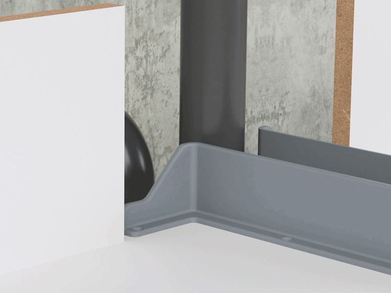 Undersink u-bend pipe protector
