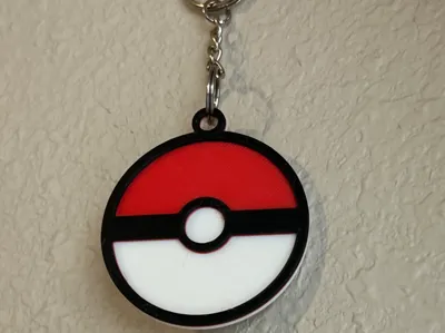 Pokeball Keychain