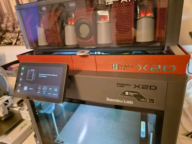 X2D Riser - FNATR Remix (Bambu Lab X2D Logo)