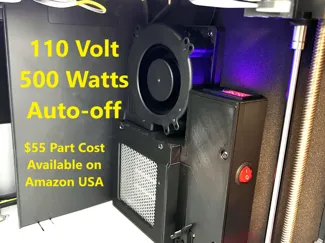X1C Chamber Heater 110V 500W with Auto Shutoff