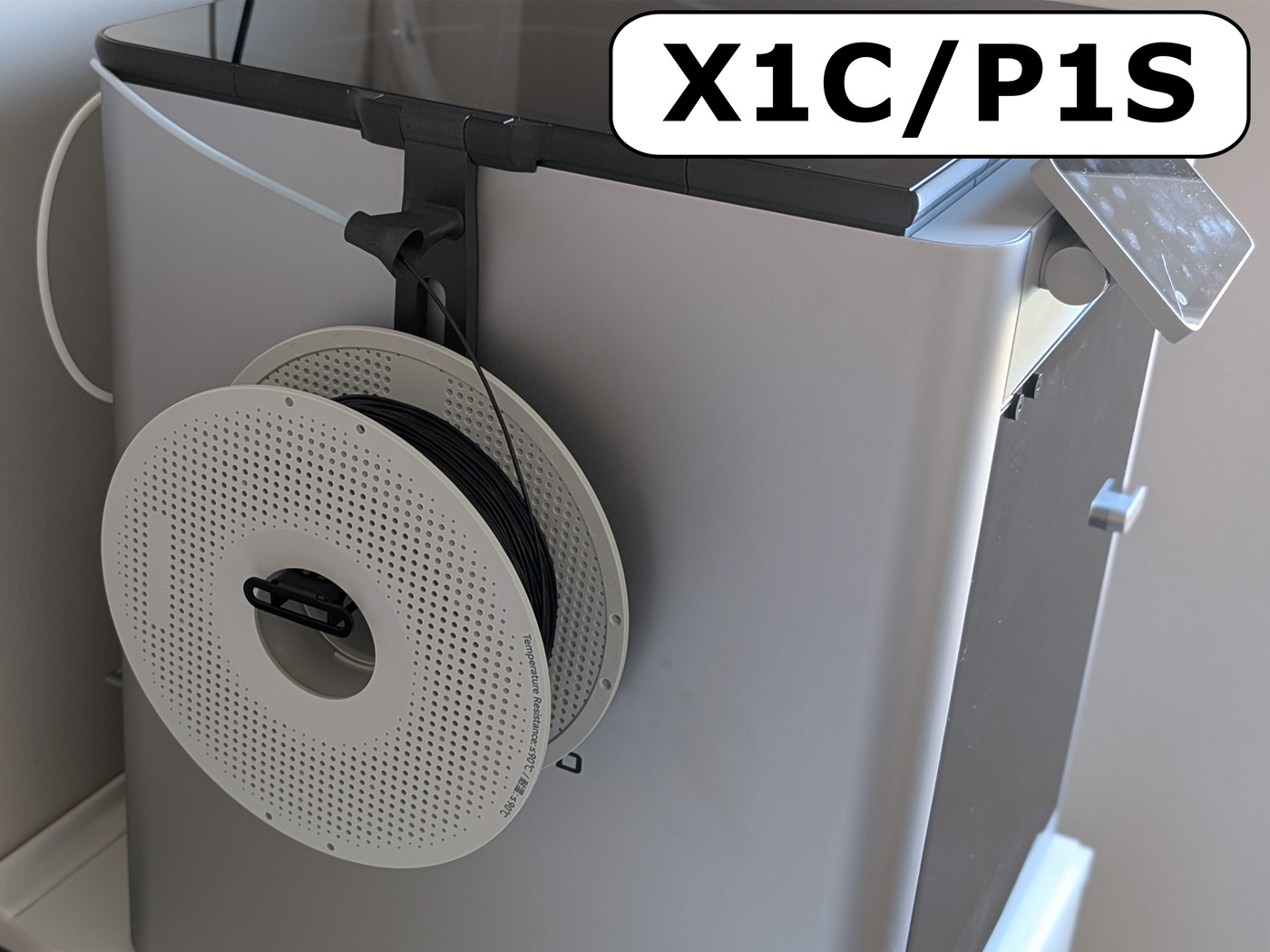 Miniatura 1 do modelo 3D Side Spool Holder for LED Light Frame