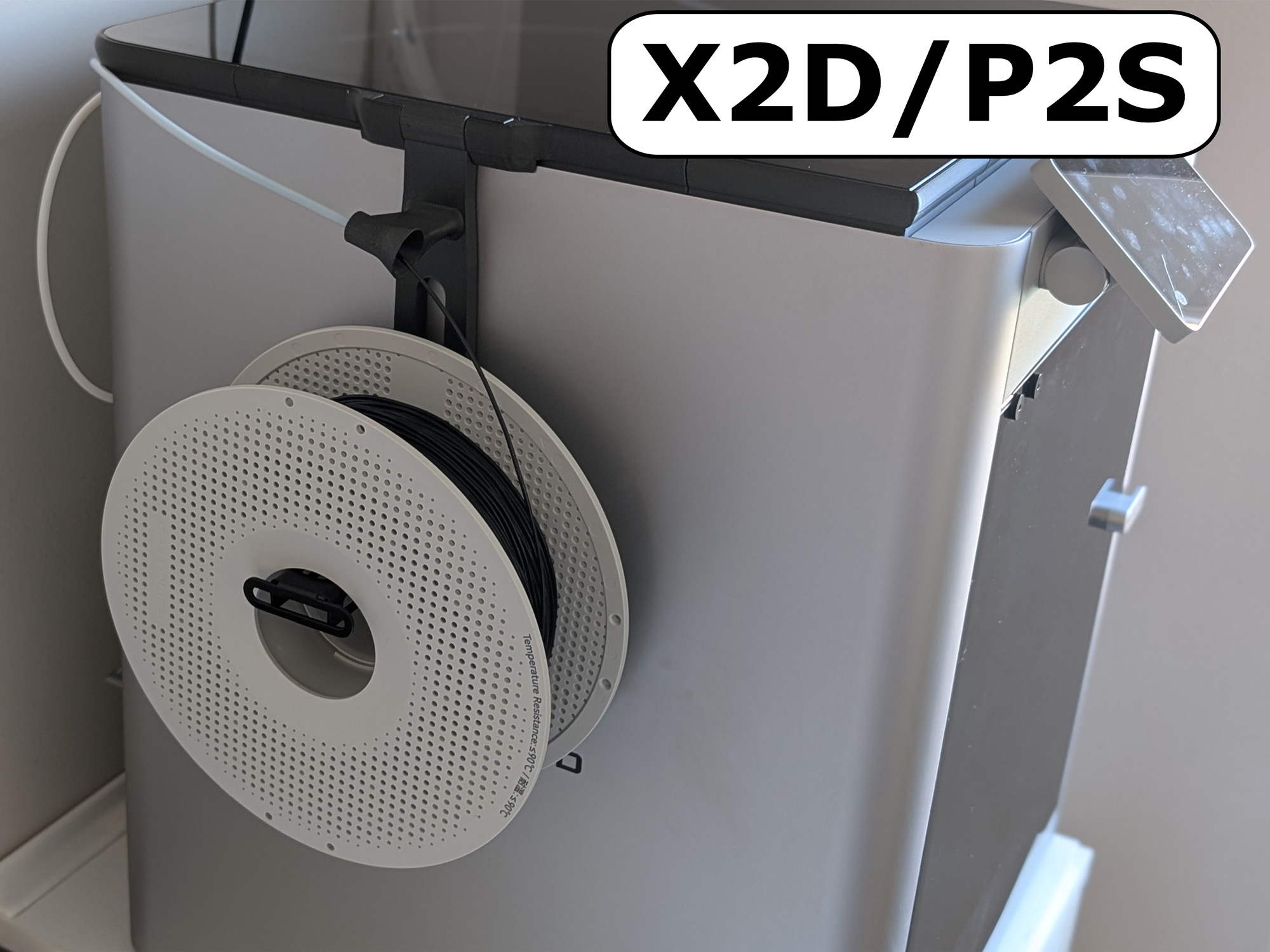 Miniatura 2 do modelo 3D Side Spool Holder for LED Light Frame