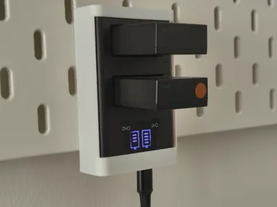 SKADIS NP-W126S KingMa DualUSBCharger