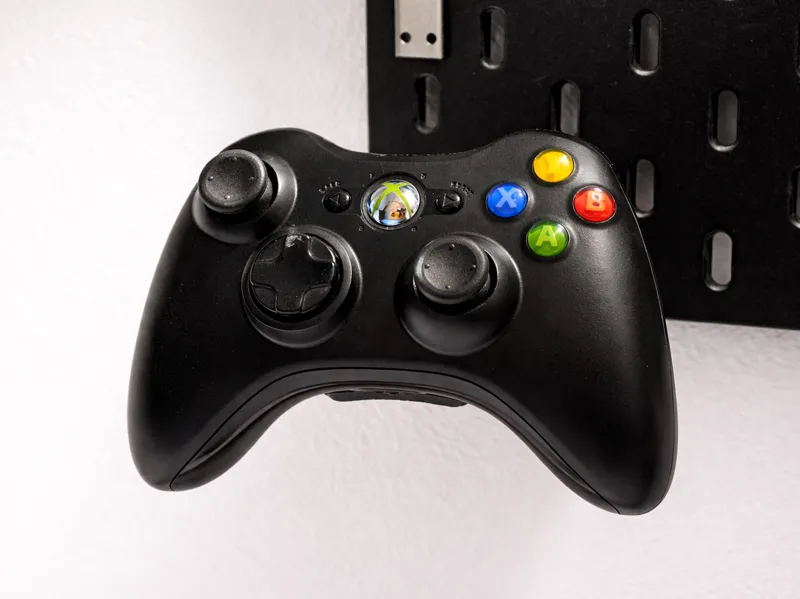 Ikea Skadis XBOX 360 Controller Holder 