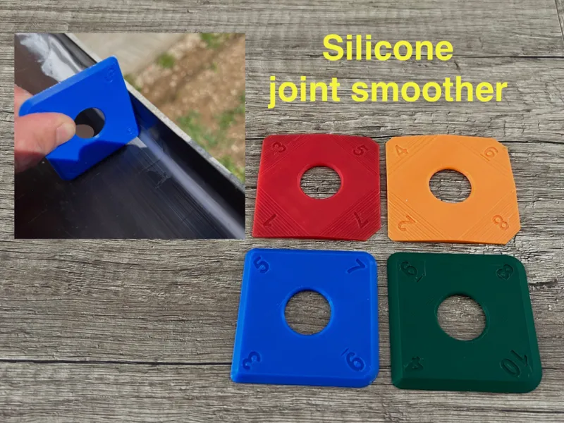 Spatola silicone joint smoother tool
