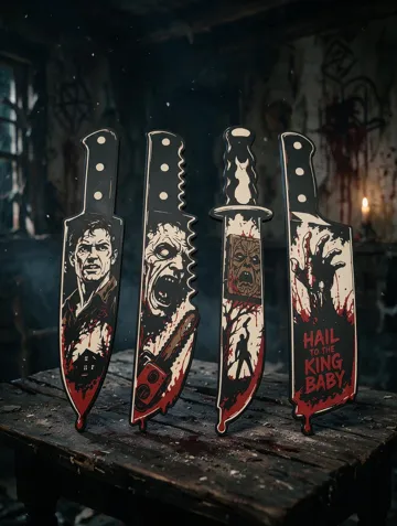 Modelo para impresión 3D: Evil Dead Decorative Knife Set — vista de referencia 3