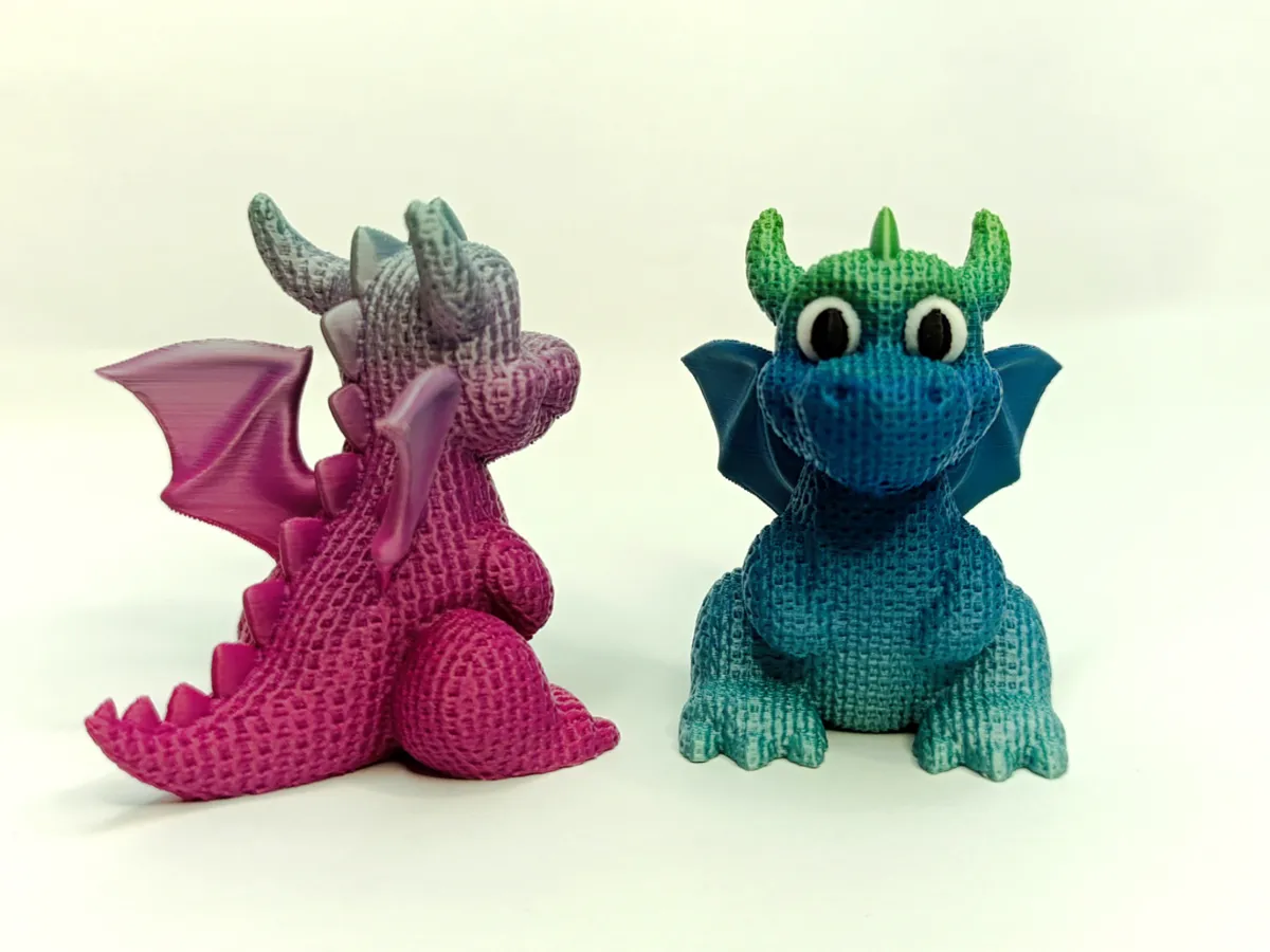 Knitted Dragon by PinkyWings MakerWorld: Download Free 3D Models - 3D model önizlemesi