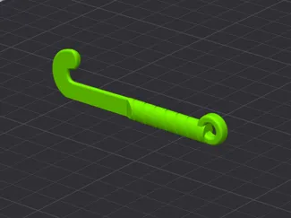 Field Hockey Stick Keychain