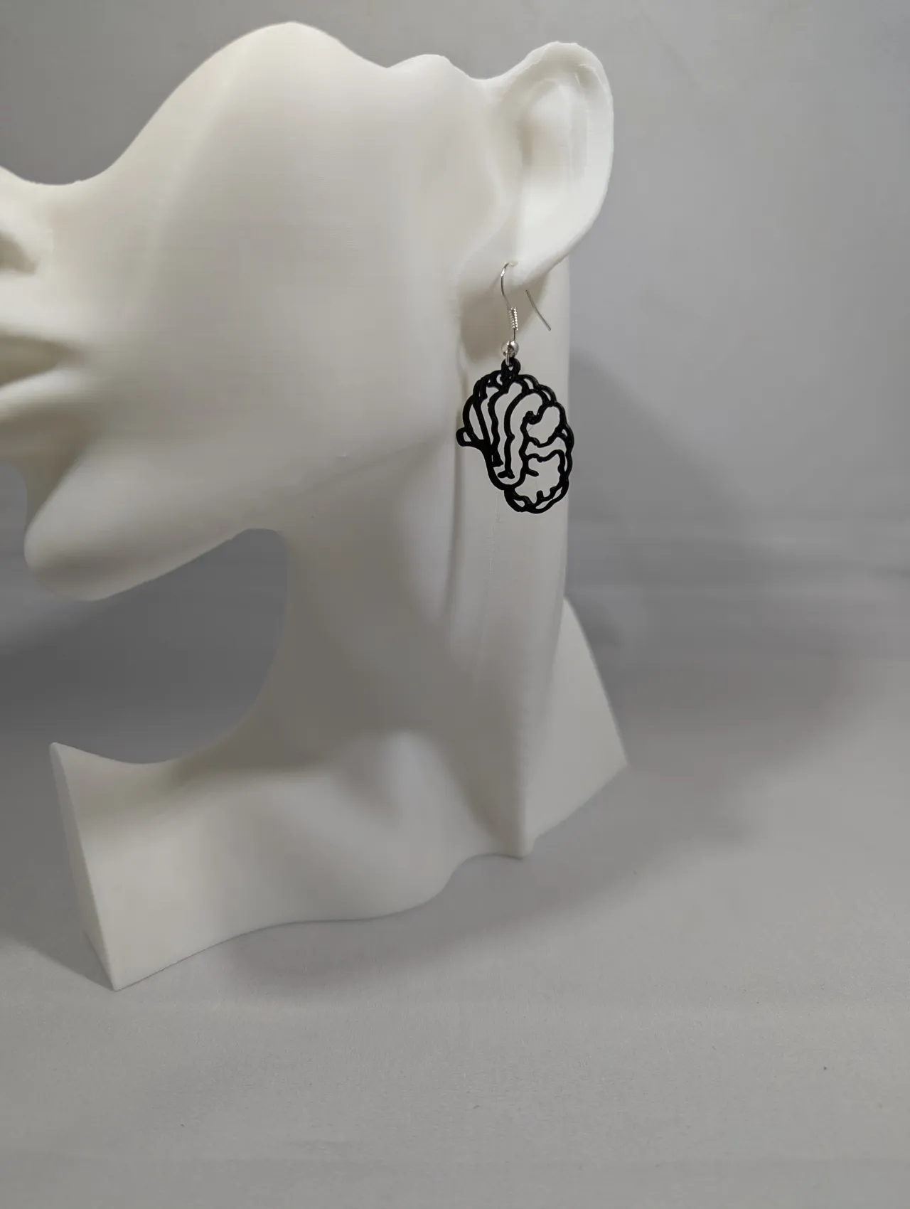 Brain earrings view 4