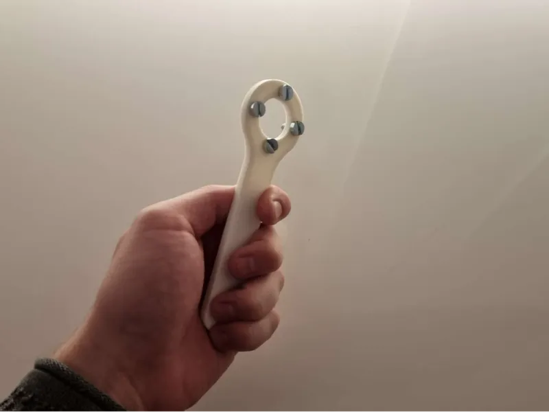 Angle grinder key / wrench