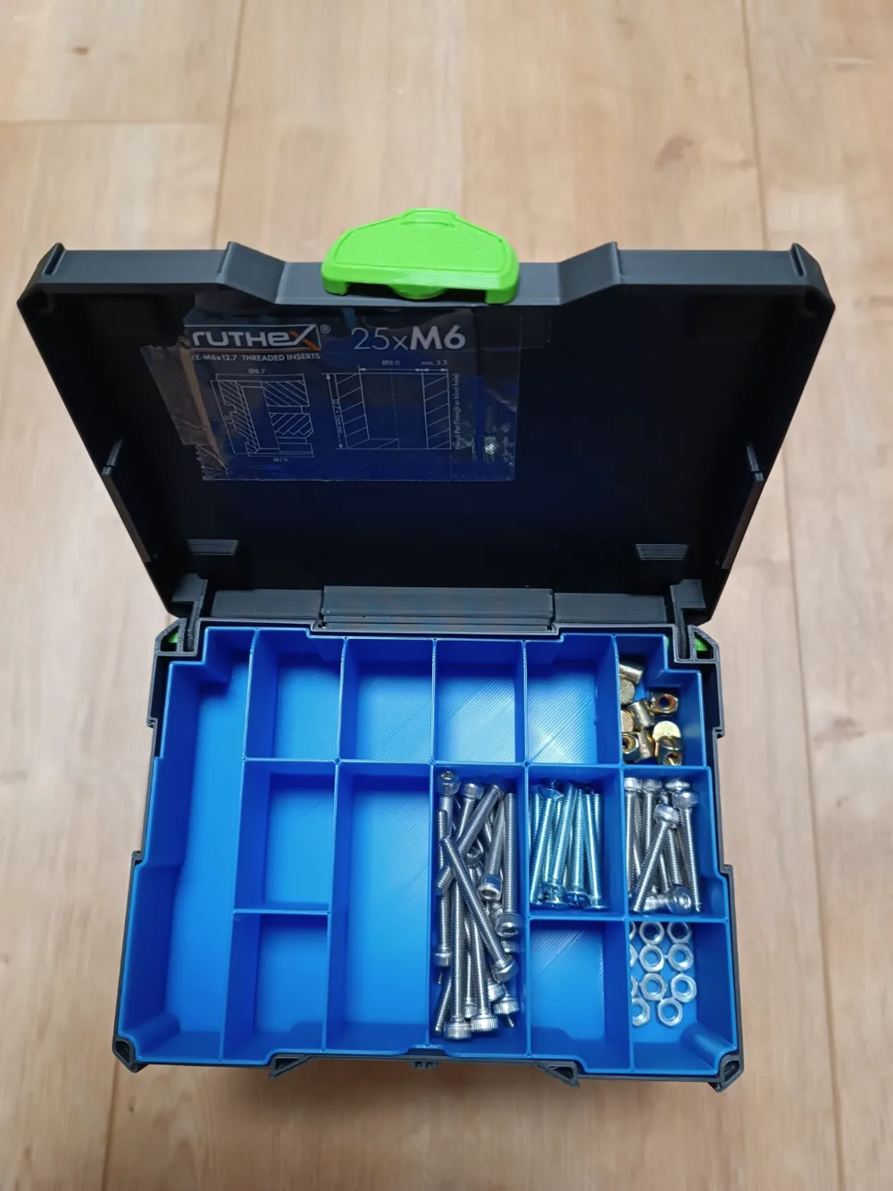 14x screw register inlay for Systainer T-Loc Mini by Armadiaboli ...