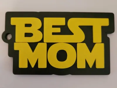 Star Wars style Best Mom Keyring