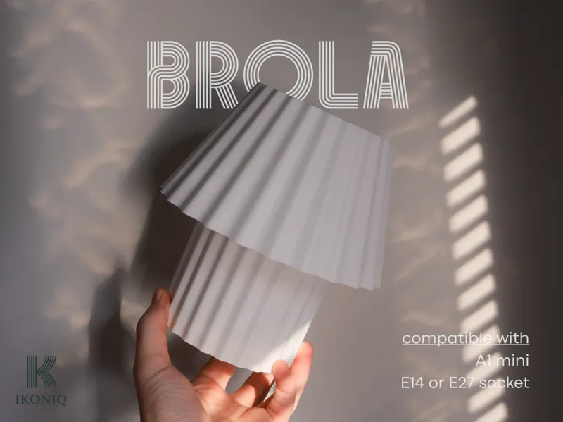 BROLA - Minimalist Table and Nightstand Lamp