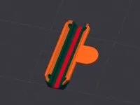Three Colour 0.2mm layer, 6 walls, 25% infill