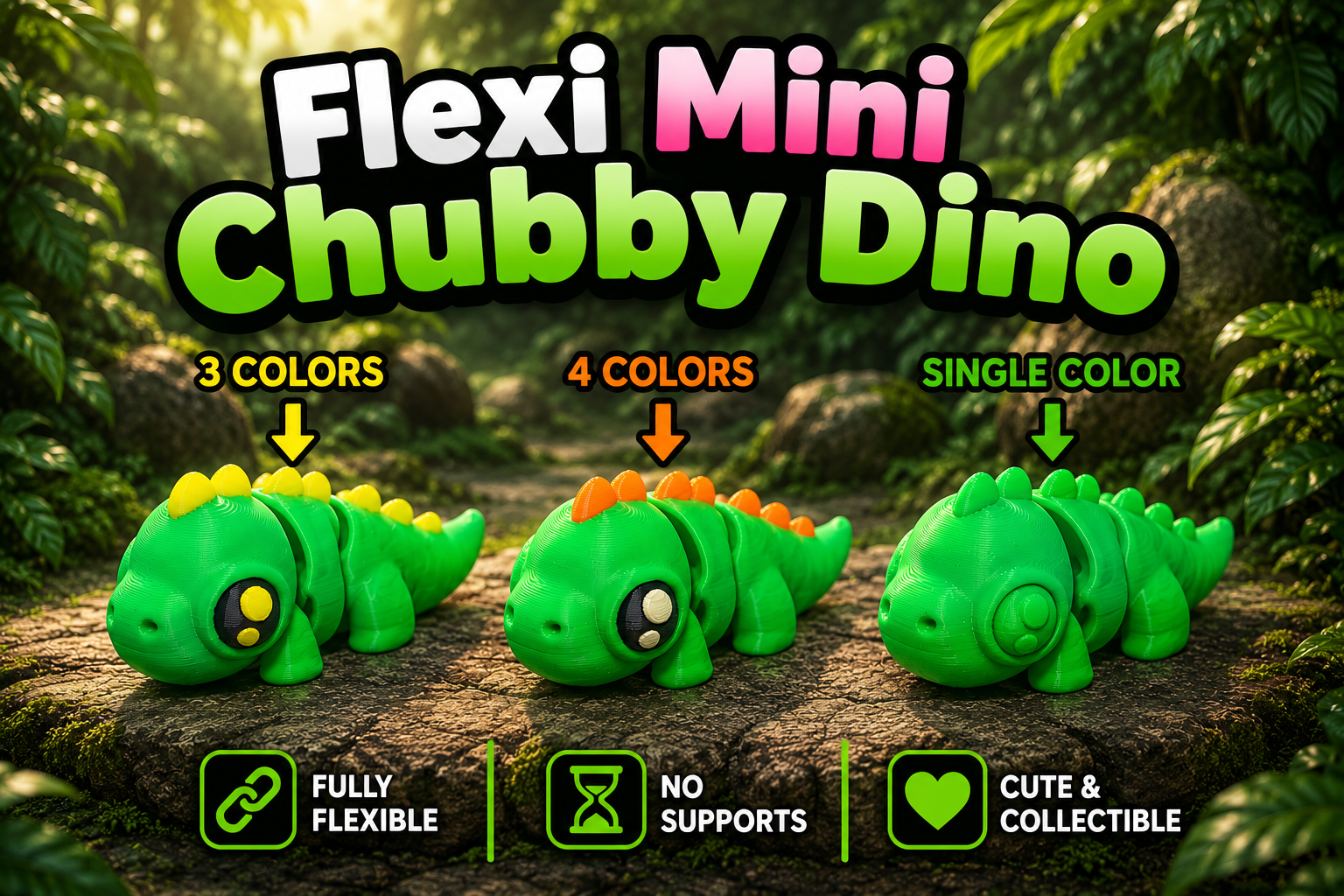 Miniatura 2 do modelo 3D Flexy Mini Chubby Din