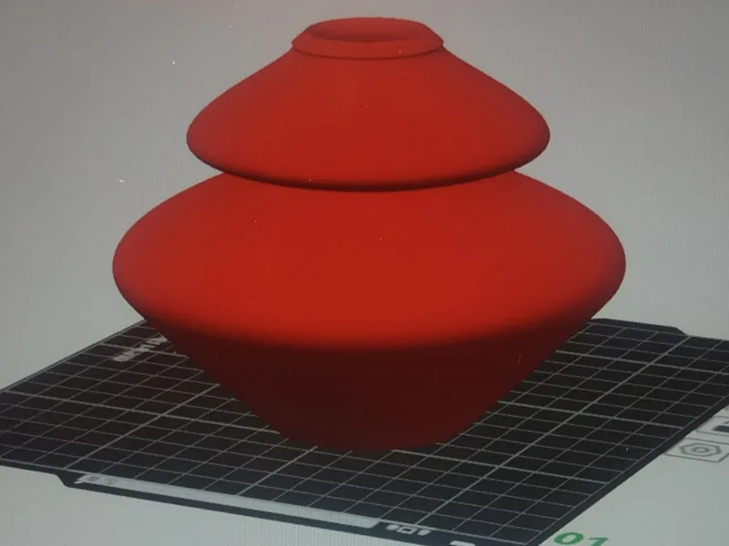 vaso moderno per fiori 
