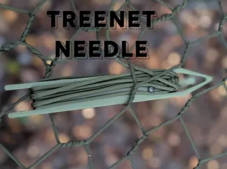 Treenet weaving needle / Webnadel / Baumnetz