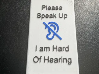 Hearing Loss Badge
