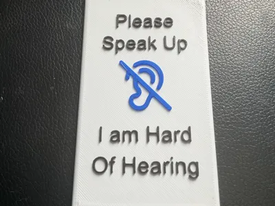 Hearing Loss Badge