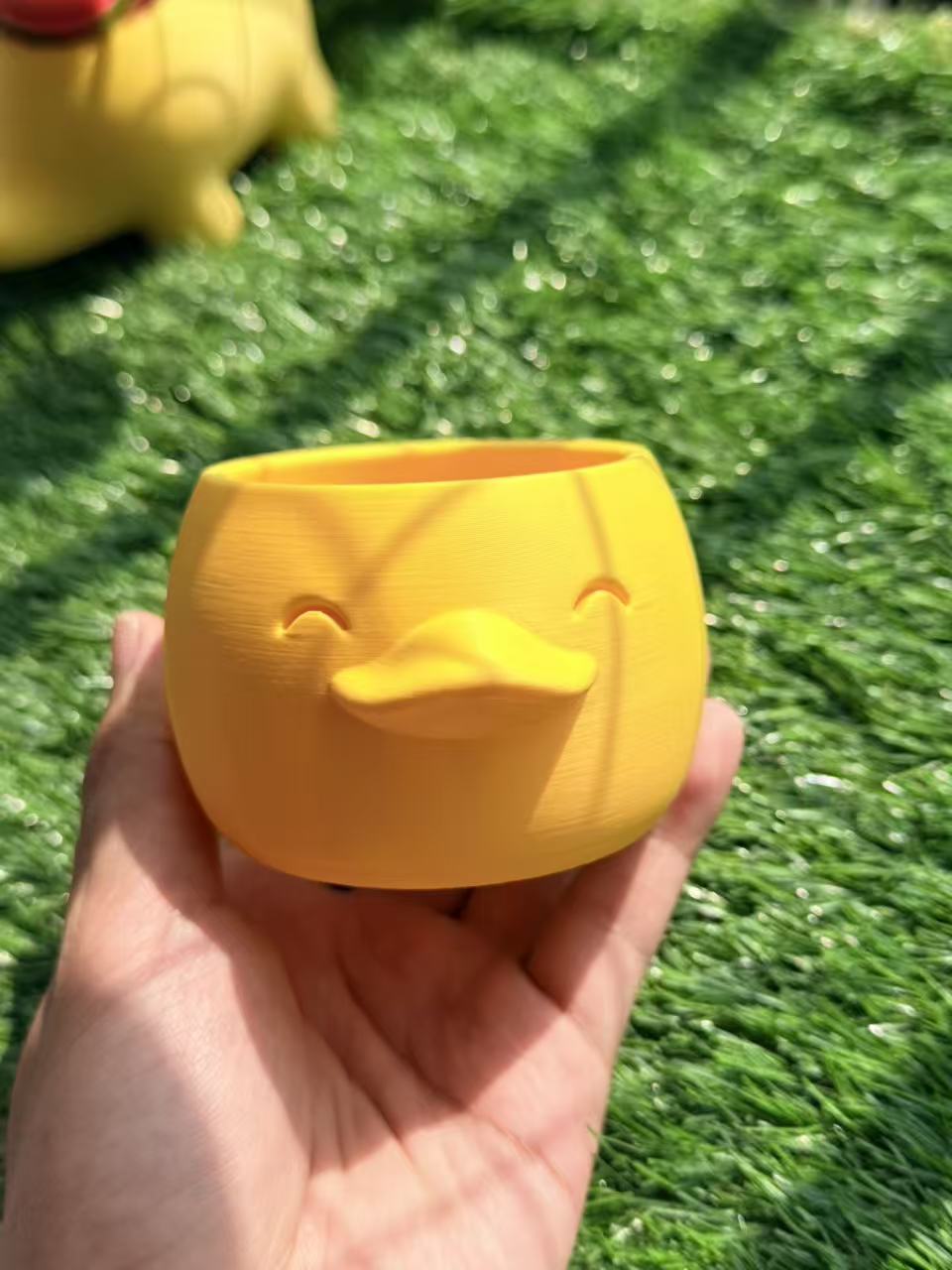 Miniatura 2 do modelo 3D 鸭鸭花盆