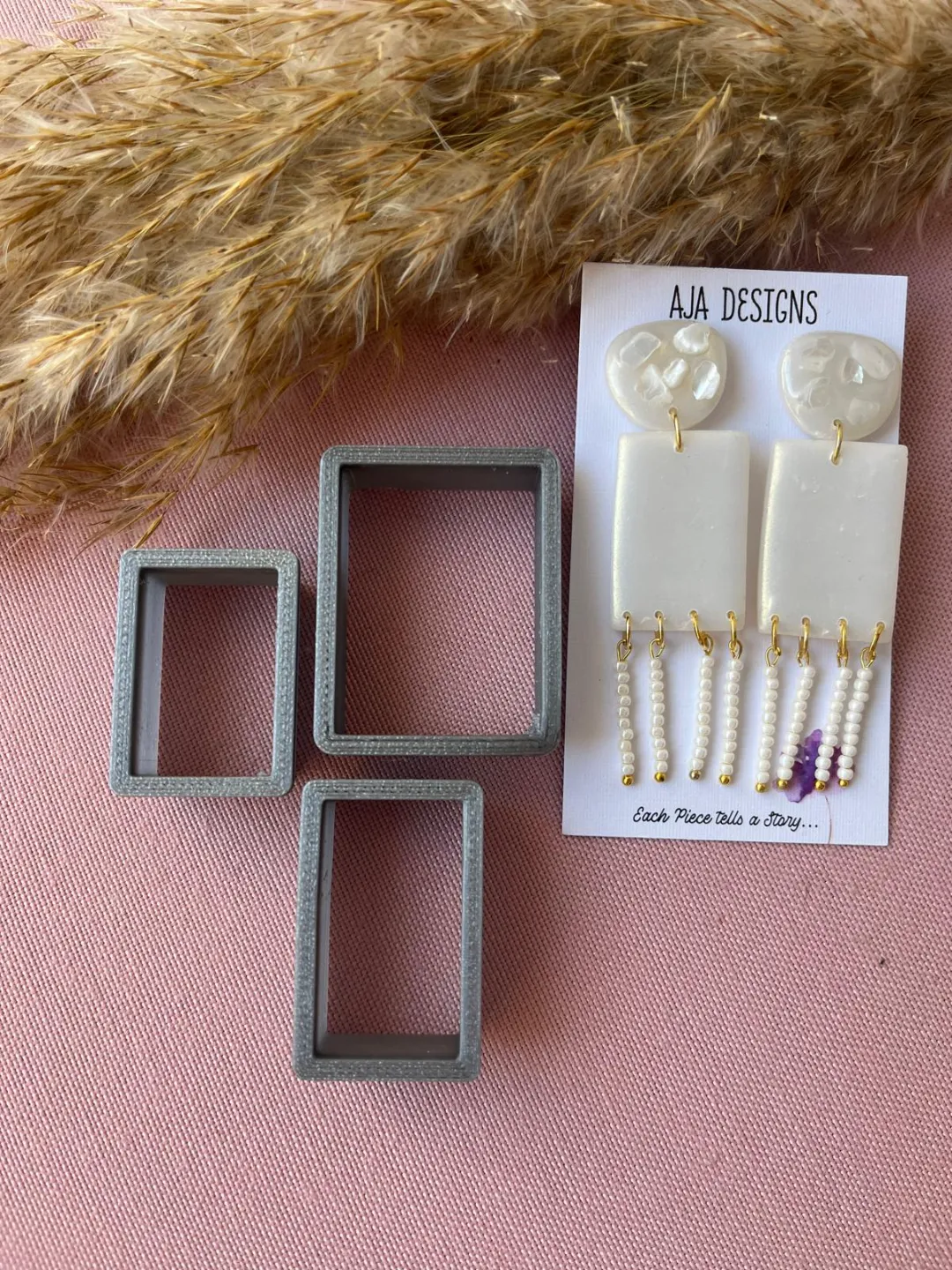 Polymer Clay Earring Mold 15 view 2