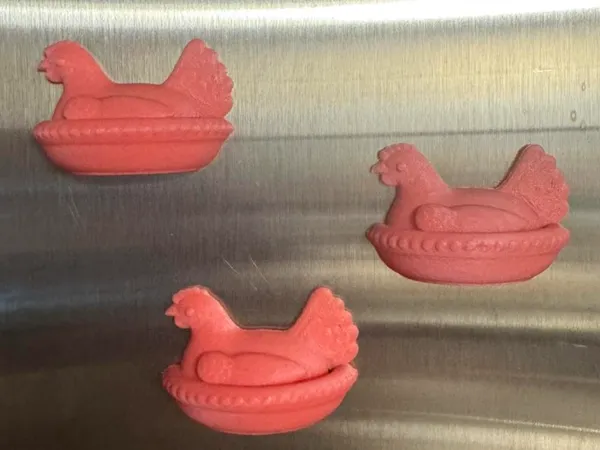 Aimants poule couveuse