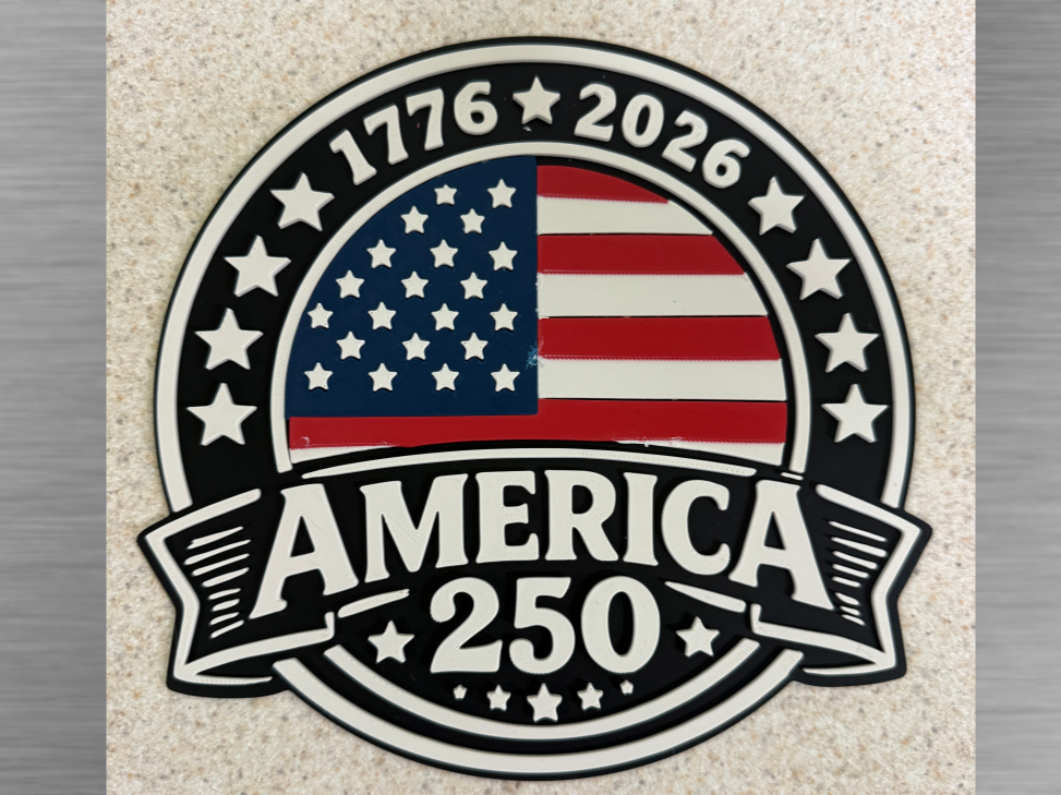 Patriotic Plaque-America 250 -1776 to 2026