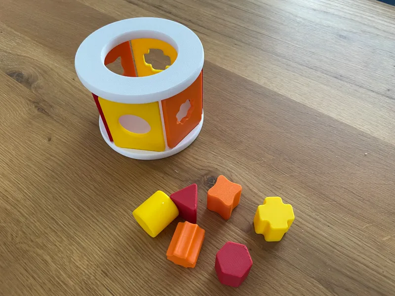 Inserting Shapes Box Game
