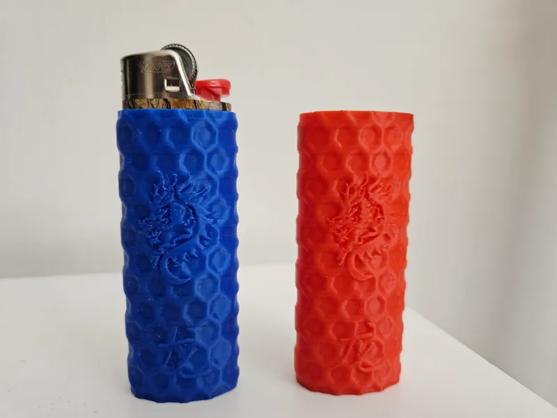 Bic lighter dragon sleeve
