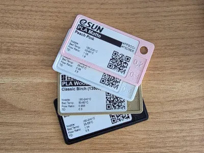 Filament Swatch for 50x30mm label