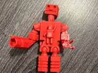 All parts on one plate, single color