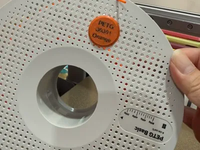 RFID sensing chip reuse (Do not print without a chip)-PETG Basic Orange