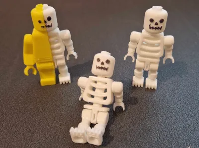 Brick Skeleton Figure - Print In Place by Martin MakerWorld: Download ...