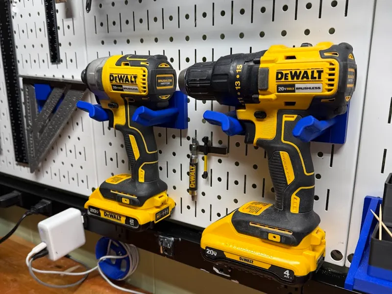 Drill Holder for Wall Control