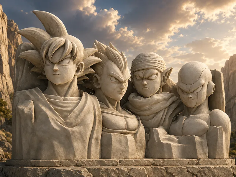 Monte Rushmore versión Dragon Ball Z