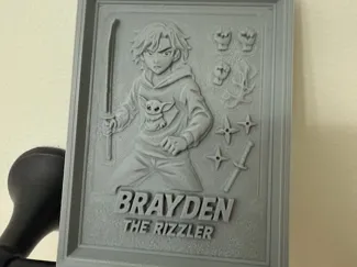 Brayden Rizzler Anime relief
