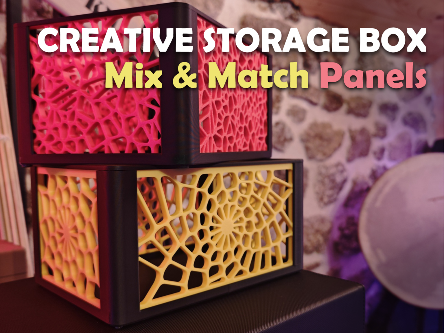 The Creative Storage Box – Mix & Match Panels