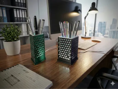 Modern Design Desk Pencil Holder