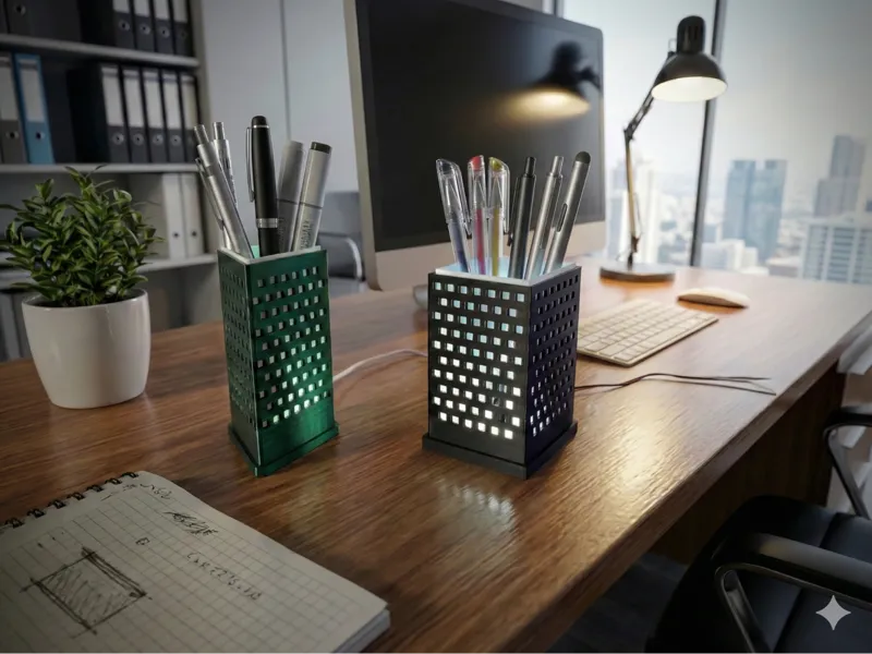 Modern Design Desk Pencil Holder