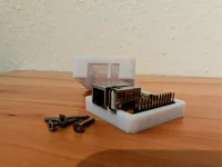 0.2mm layer, 2 walls, 15% infill, Fuzzy Skin