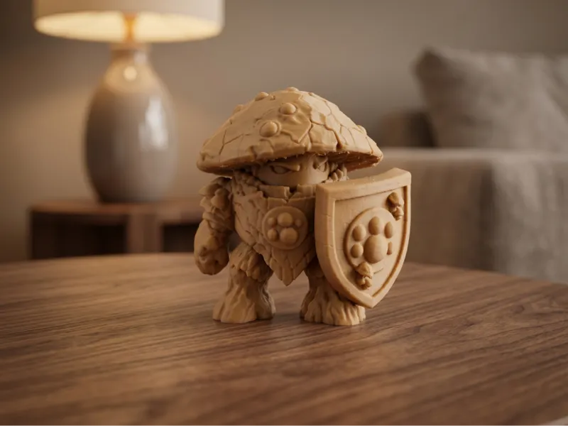 Fantasy Mushroom Guard - Forest Guardian