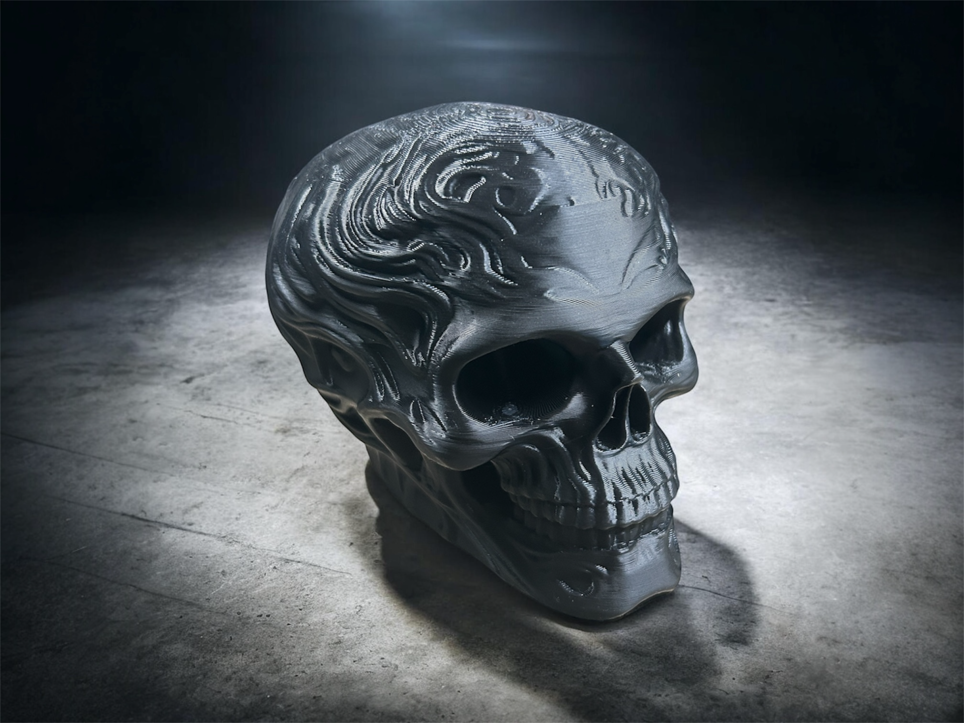 Skull Sculpture – Dark Decorative Skull