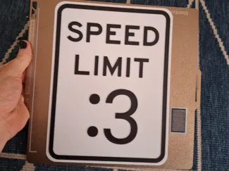 Speed limit :3